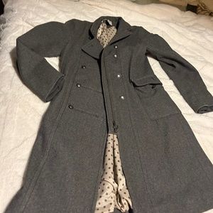 grey winter coat